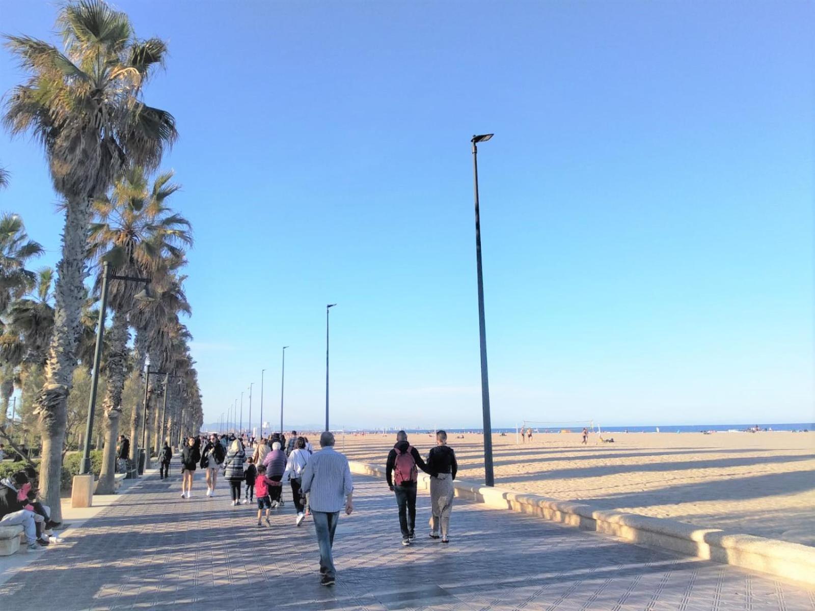 Apartamento Valencia Malvarrosa Екстер'єр фото